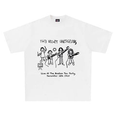 Retro Music Band Art Print T-Shirt