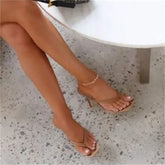 Women Retro Slippers Soft Leather Sandals