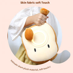 Cute Sleeping Toast Alarm Clock