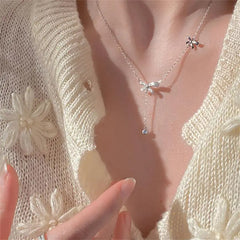 Treasure Pearl Delicate Zircon Necklace
