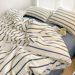 Korean Stripe Bedding Sets