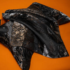 Black Gold Jacquard Egyptian Cotton Bedding Set