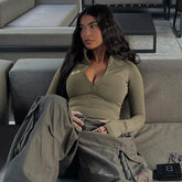 Elizah Skinny Full Sleeves Top