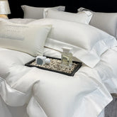 600TC Egyptian Cotton Luxury Solid Solor Hotel Style Bedding Set