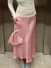 Deena High Waist Printed Skirt