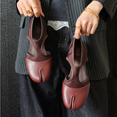 sheepskin pine buckle comfortable mid Heel