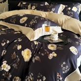 Blooming Flowers Pattern Bedding Set