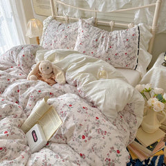 INS Princess Ruffle Printed Bedding Set
