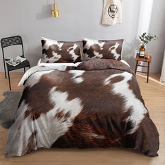 Cow Print Bedding Set