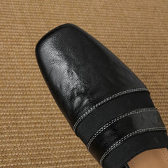 sheepskin square toe