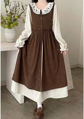 Vestido cottagecore de dos piezas Broom Swamp