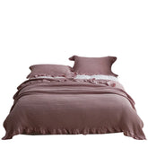 100% Cotton Solid Color Soft No Shedding Bedding Set