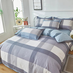 Geometric comforter cover 100% Minimal 1 piece Cotton Skin-friendly Duvet cover Quilt covers for queen king single size bed