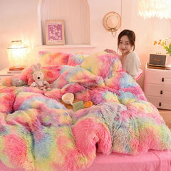 Winter Thicken Velvet Bedding Set