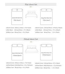 Simple Solid Color Luxury Black Bedding Set
