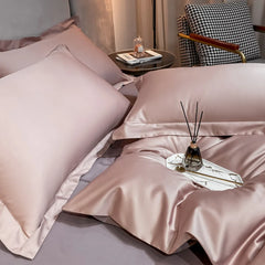 Grade A Long Staple Cotton Luxury High End 4 Piece Bedding Set