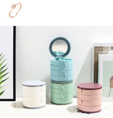 Multi-Layer Rotating Jewelry Organizer Storage