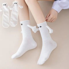 Magnetic Cute Attraction Holding Hands Couples Socks