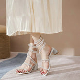 Snake-like Winding Sandals