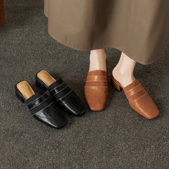 sheepskin square toe