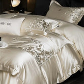 High Precision Damask Egyptian Cotton Soft Silky Bedding Set