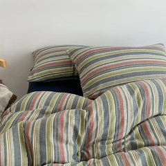 Japanese Retro Stripe Bedding Sets