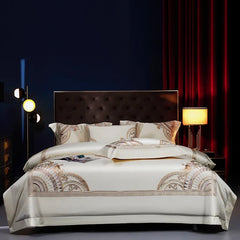 Premium 1400TC Egyptian Cotton Luxury Embroidery Bedding Set