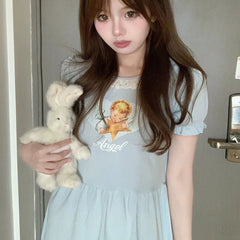 Vestido Babydoll Angelcore bendecido