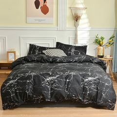 Minimal Nordic Style Quilt Cover Set Duvet cover and 2 Pillowcases plaid Comforter cover for full king twin double single bed