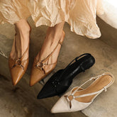 leather cowhide pointed elastic band