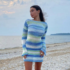 Betty Backless Knitted Dress