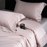 1000TC Lyocell Cotton Brushed Embroidery Wide Edge Luxury Bedding Set