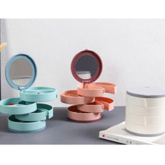 Multi-Layer Rotating Jewelry Organizer Storage