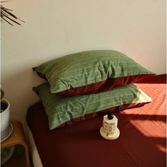 A-class Artistic Bedroom Vintage Style Cotton Four Piece Set Nordic Style Mother and Baby Grade Pure Cotton Duvet Cover