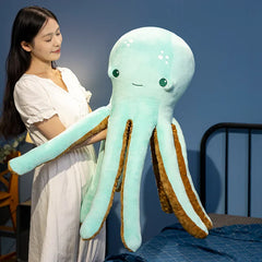 Long Tentacles Happy Octopus Plush Toy