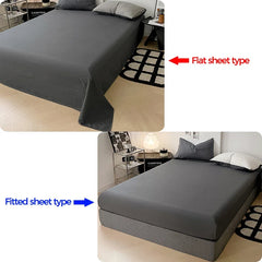 Solid Color Brushed Microfiber Bedding Set