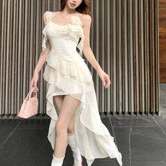 Vestido asimétrico de coqueta Wildest Bird