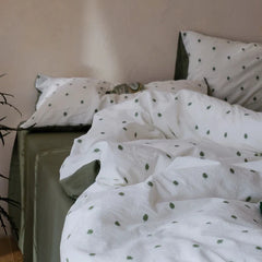 A-class Jacquard Bedroom Four Piece Set, Small Fresh Learning Three Piece Set Pure Cotton Duvet Cover Bed Sheet