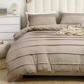 Luxury Satin Bed Sheet Set Deluxe Duvet Comforter Bedding Set