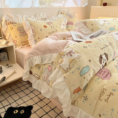 Princess Style Velet Bedding Set