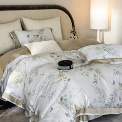 Botanical Floral Print Luxury Bedding Set