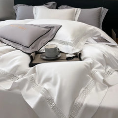 4Pcs Luxury 800TC Lyocell Soft Silky Cooling Summer Bedding Set