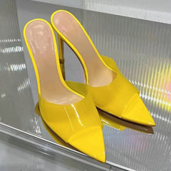 Transparent One-line Hgh Heels