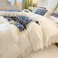 100% Cotton White Princess Bedding Sets