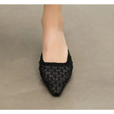 Elegant Designer Head Slippers Outerwear Fairy Style Dress Sexy Pointed High-heeled Slippers