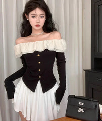 Top coqueto con hombros descubiertos de Fortune Teller