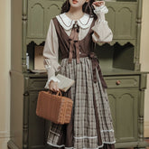 Vestido de bruja de pueblo de estilo cottagecore oscuro