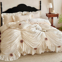 100% Cotton Romantic Princess Wedding Bedding Set
