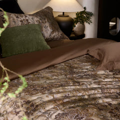 1000TC Egyptian Cotton Vintage Baroque Floral Print Luxury Bedding Set