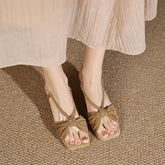 sheep suede square toe open toe high-heeled elastic belt buckle fish mouth sandals